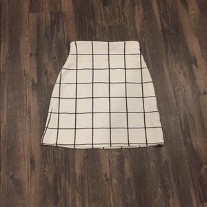 Plaid Mini Skirt